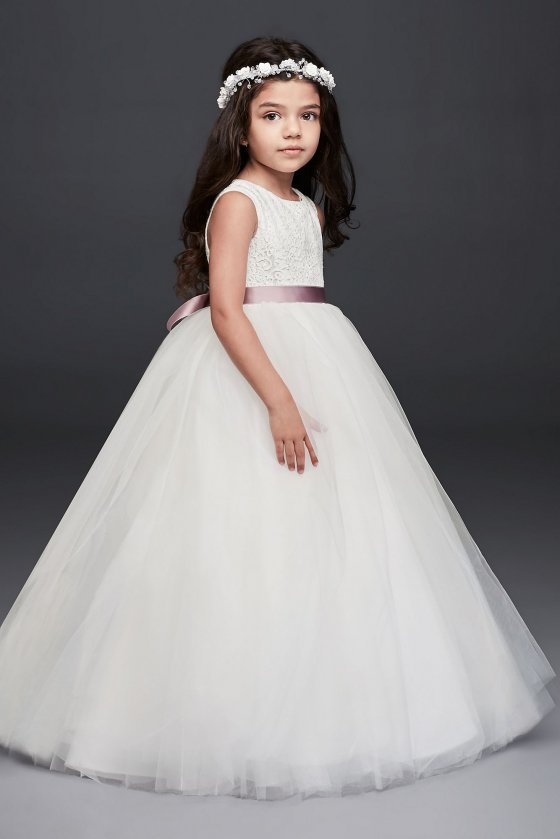 New Arirval 2020 Ball Gown Flower Girl Dress with Heart Cutout RK1368