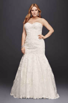 New Arrive Hot Sale Plus Size 4XL9SWG755 Style Strapless Sweetheart Neckline Long Mermaid Wedding Dress