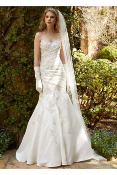 Extra Length Trumpet Gown with Sweetheart Neckline Style 4XLWG3477