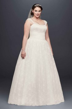 Plus Size A-line Allover Lace 9OP1328 Style Brial Ball Gown