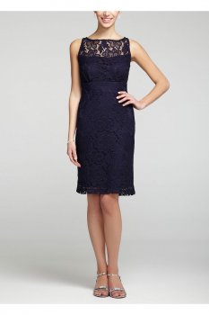 Sleeveless All Over Lace Short Dress Style 10424C