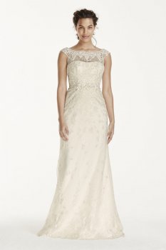 Illusion Sleeve Lace Wedding Dress Style MS251124
