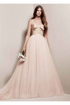 Matelasse Floral Wedding Dress Style VW351213