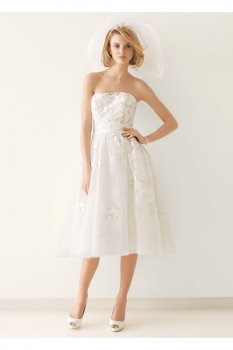 Wedding Dress with Diagonal Banding Style MS251047