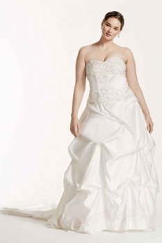 Strapless Sweetheart Pick-Up Ball Gown Style 9WG3239