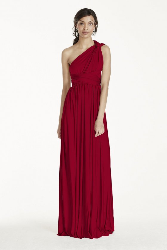 Versa Convertible Long Jersey Dress Style W10502