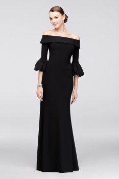 Sexy Unique Style Off the Shoulder Long A19440 Style Jersey Gown