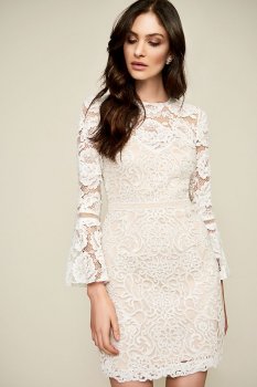 Gabby Short Lace Wedding Dress AZZ17569SBR