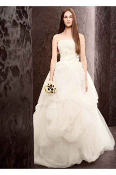 Tulle and Lace Wedding Dress Style VW351162