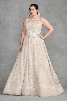 2018 New Style Macrame Plus Size Wedding Dress 8VW351400