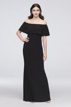 New Style Off-the-Shoulder Jersey Bridesmaid Dress AP2E203340