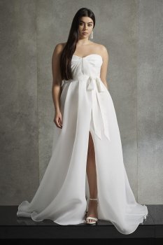 White by Vera Wang Gazar Plus Size Wedding Dress 8VW351576