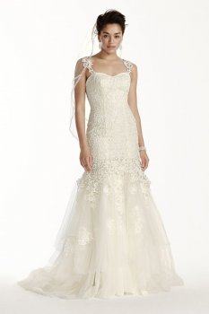 Tank Lace Mermaid Wedding Dress Style CWG709