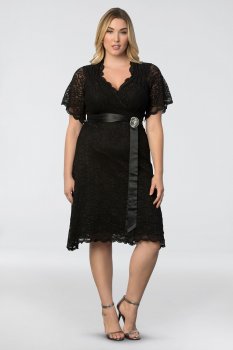 Retro Glam Lace 14080901 Plus Size Dress