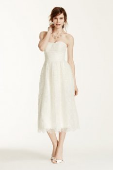 Short Lace Wedding Dress Style MS251101