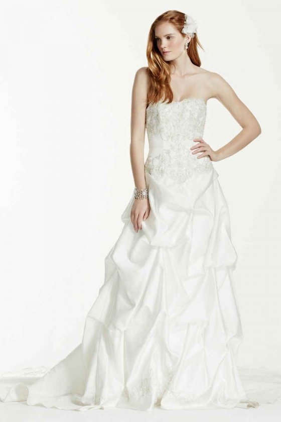 Strapless Sweetheart Pick-Up Ball Gown Style WG3239