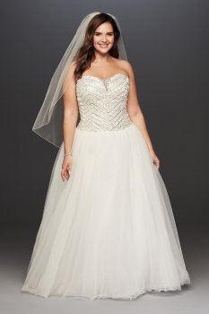 Tulle Ball Gown with Crystal Bodice Style 9WG3754