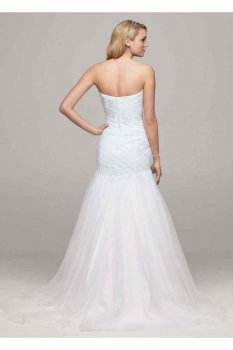 Sweetheart Trumpet Beaded Applique Gown Style WG3532