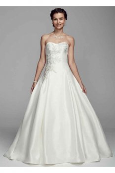 Mikado and Lace Wedding Dress Style CWG628