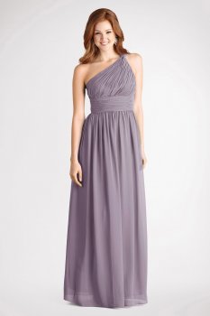 Elegant One Shoulder Long D1295MDB Style Bridesmaid Dress