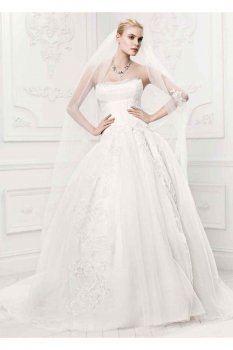 Truly Zac Posen Tulle Wedding Dress with Draping Style ZP341400