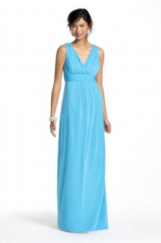 Sleeveless Long Mesh Maternity Dress Style F15759
