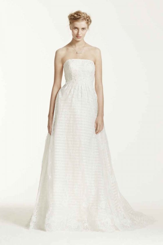 Wedding Dress with Empire Waist Style MS251077