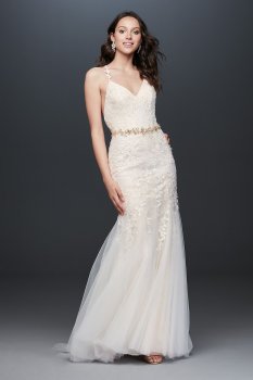 Long Trumpt Lace Bridal Dress Style MS251198