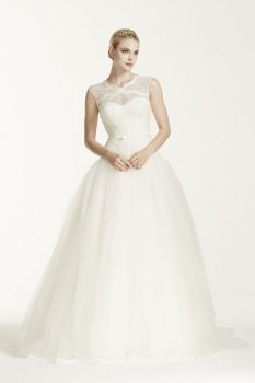 Truly Zac Posen Lace and Tulle Wedding Dress Style ZP345016