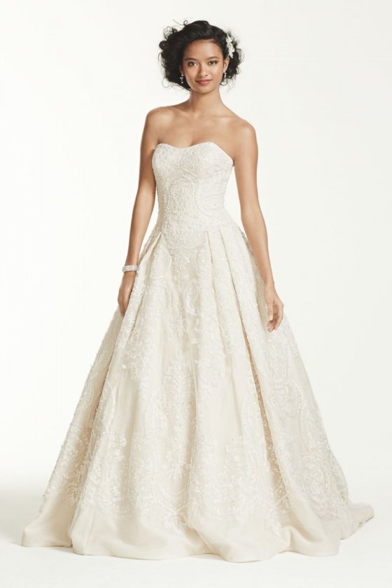 Extra Length Organza Tulle Wedding Dress Style 4XLCWG635
