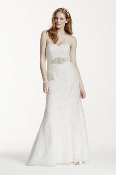 Sweetheart Strapless Lace Gown Style WG3263