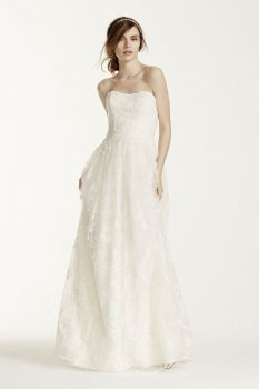 Wedding Dress with Floral Detail Style MS251091