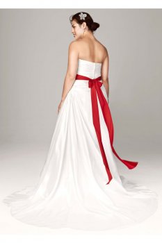Taffeta A Line Gown with Sweetheart Neckline Style 9WG3243