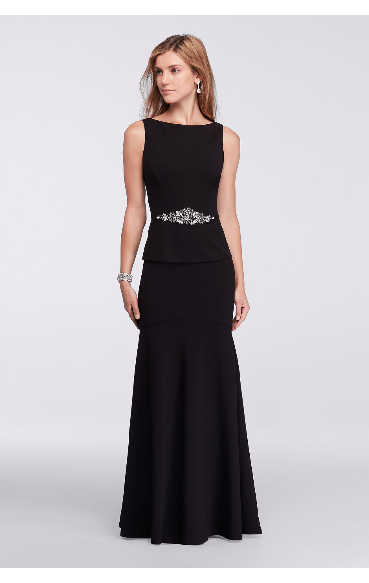Charming Sleeveless Long Beaded Special Occasion Dress 57902D