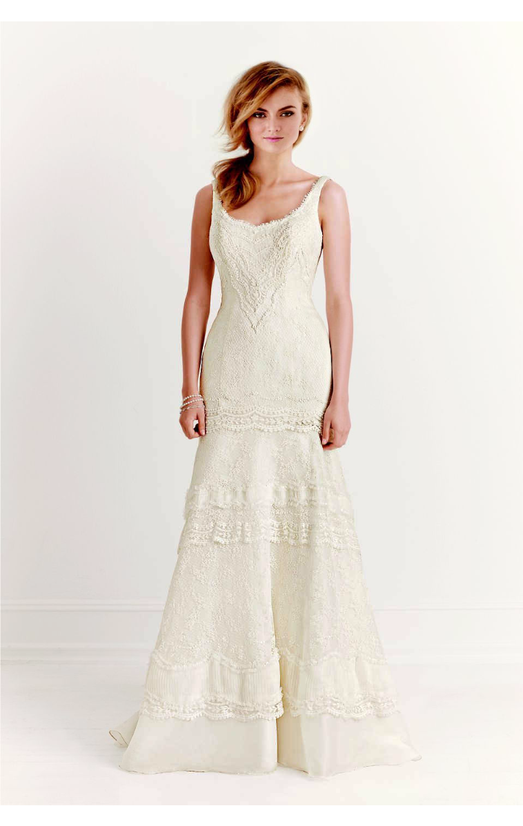 Princess Style 7MS251002 Petite Long Lace Bridal Dress