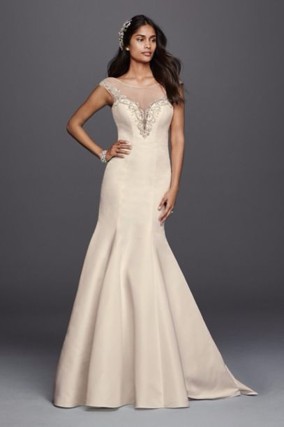 New Style Plunging V-neck Mermaid SWG724 Wedding Gowns