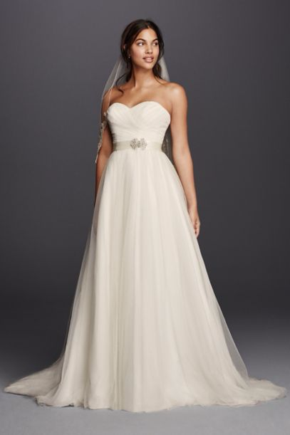 WG3802 New Tulle Sweetheart Neckline A-line Wedding Dresses